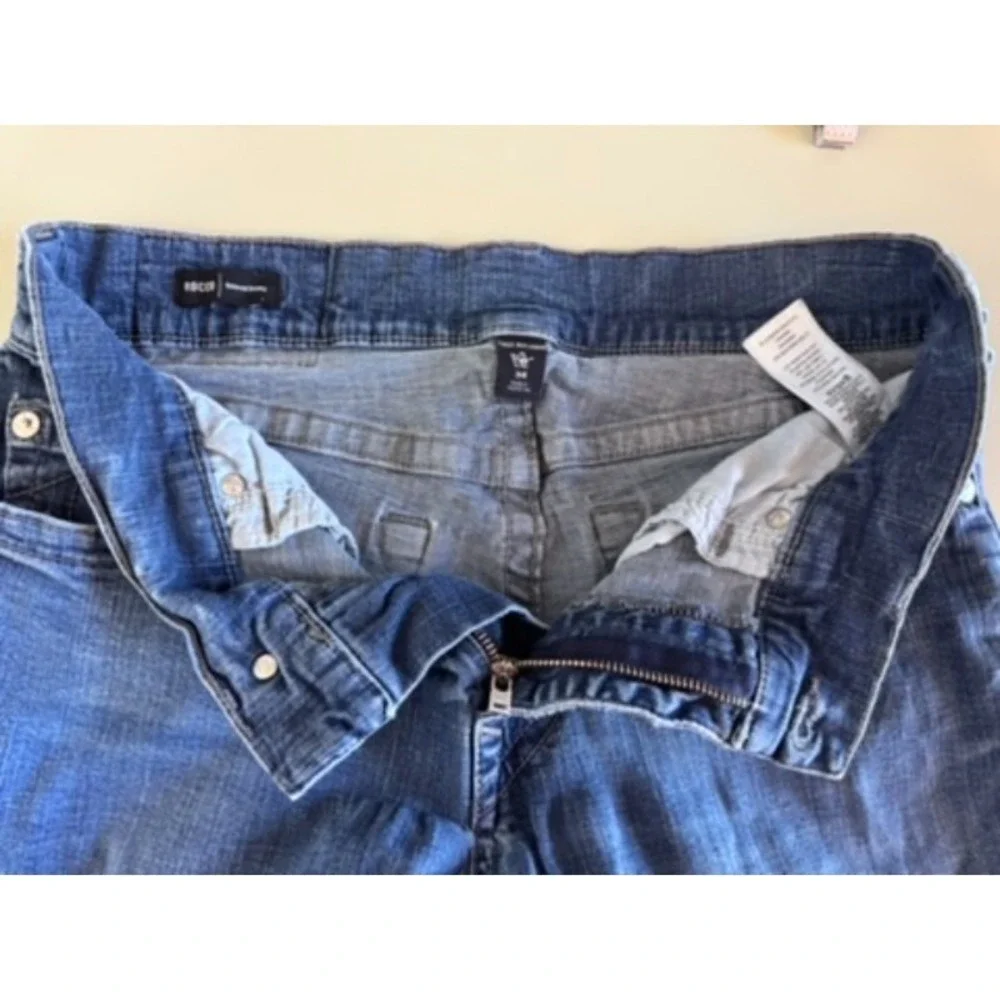 True Religion Rocco Denim Jeans Men Size 34‎ Y2K Workwear Faded Biker Streetwear